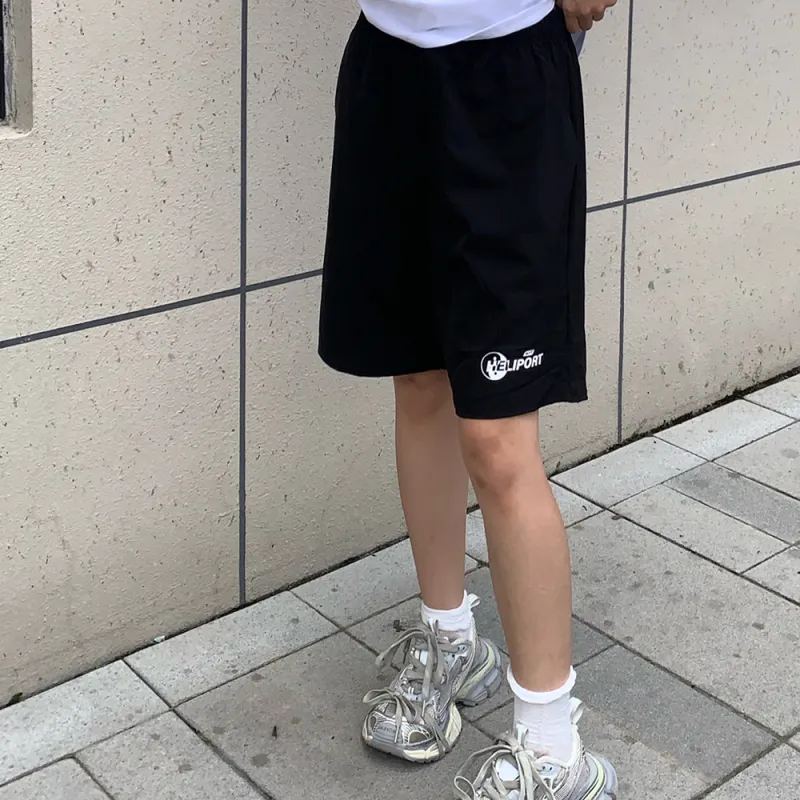 HELIPORT Casual Shorts Unisex Black-2
