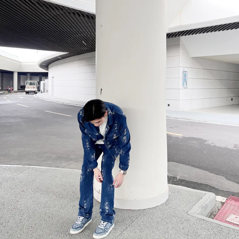 HELIPORT Jeans Spring And Autumn Unisex-7