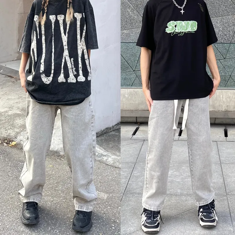 Logo Button Skinny Pants