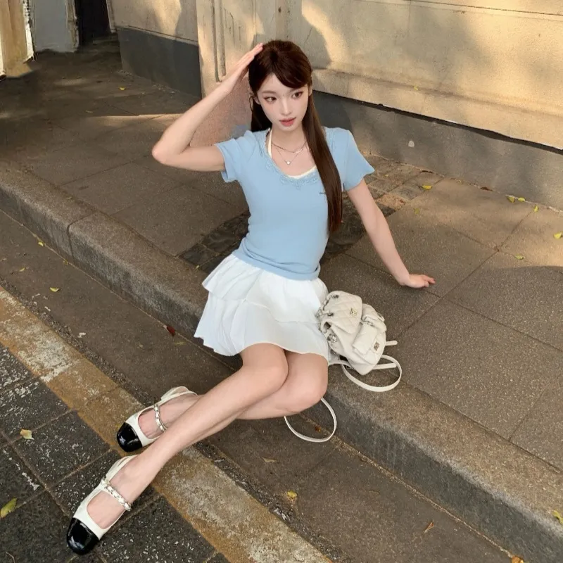 Sato Supun Two Piece Skirt Sets Women's-3