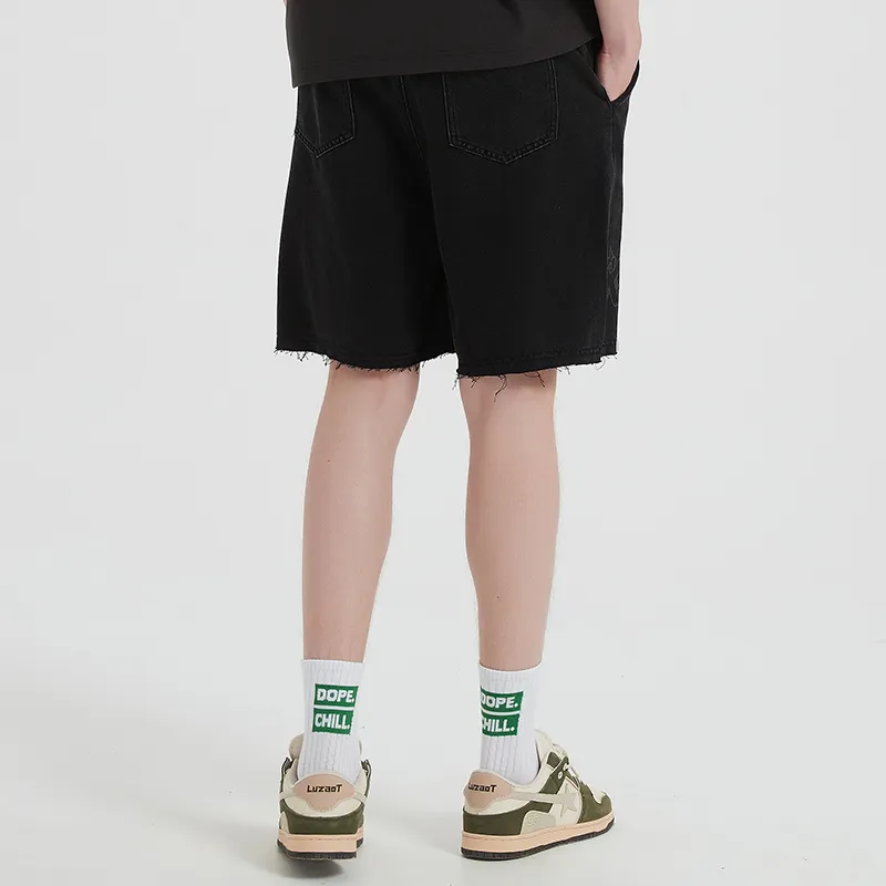 Tokidoki Denim Shorts Unisex Black-5