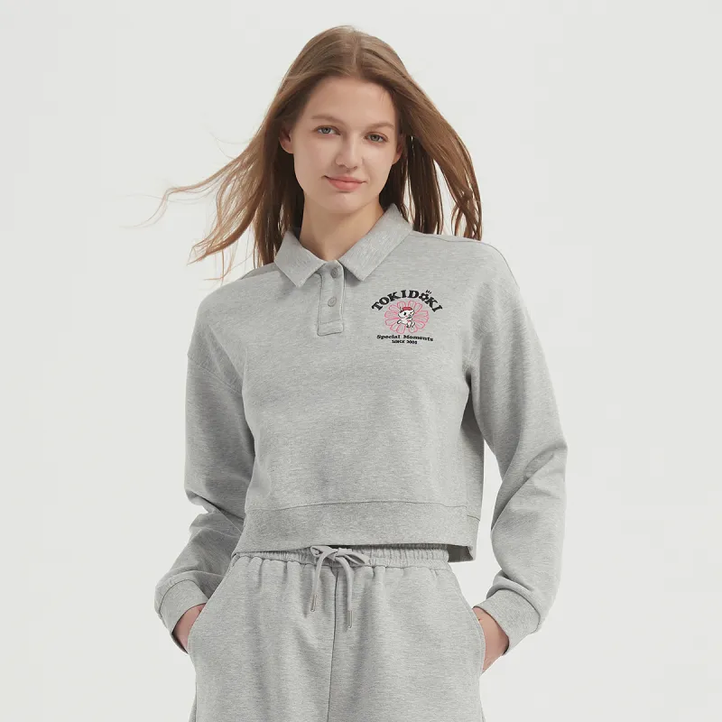 Tokidoki Polo Shirts Women's Heather Gray-2