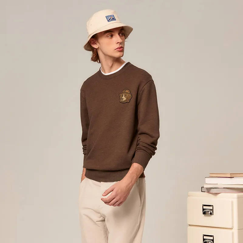HAZZYS Sweatshirt Gift Box Sets Men's Maillard Style Caramel-7