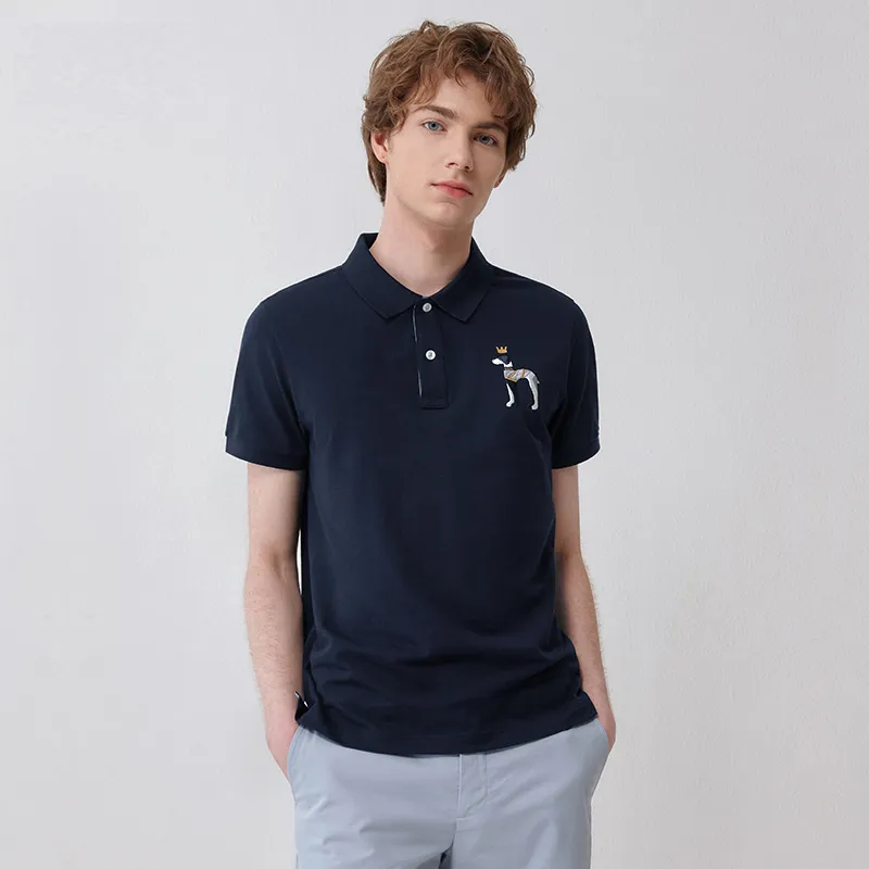 HAZZYS Short Sleeve Polo Shirts Summer Men's-3