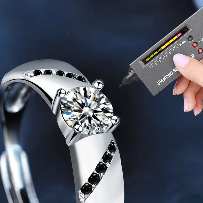 Lockstarfy Moissanite Rings Unisex-4