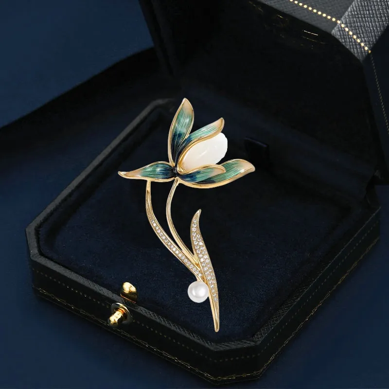 Lockstarfy High Quality Eco Friendly Copper Brooches Women's-2