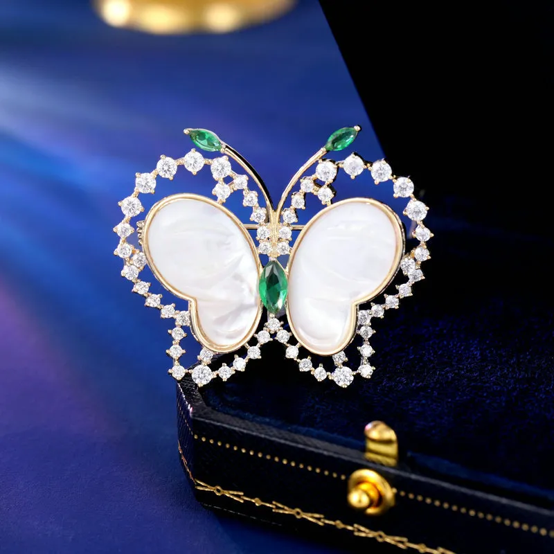 Lockstarfy Mother Of Pearl Brooches Women's-3