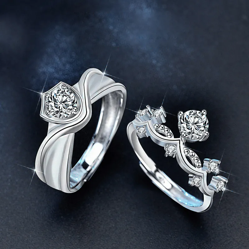 Lockstarfy Moissanite Rings Unisex-3