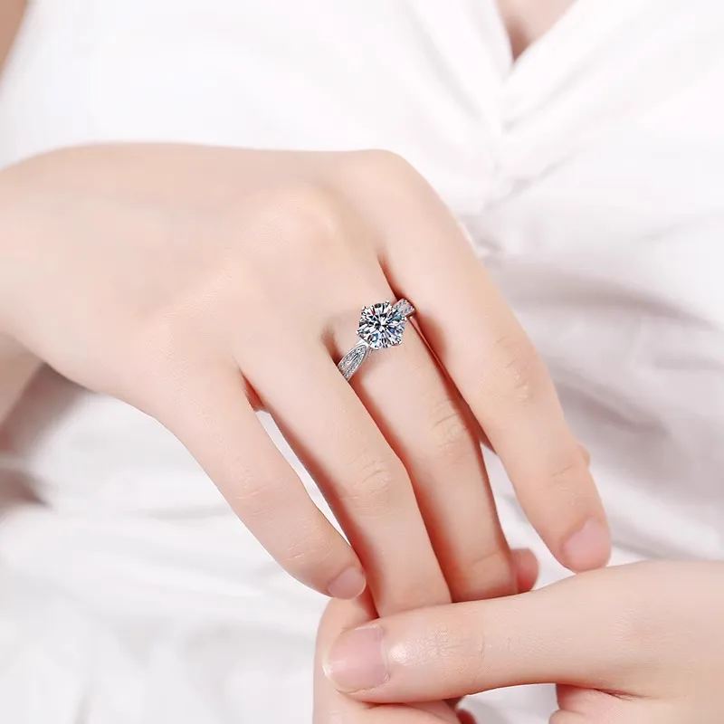 Lockstarfy Moissanite Rings Women's-1