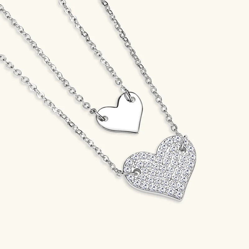 Lockstarfy Moissanite 925 Sterling Silver Necklaces Women's-1