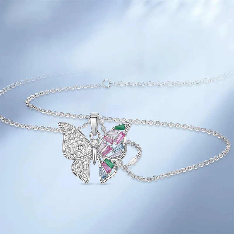 Lockstarfy S925 Silver Necklaces Women's-2