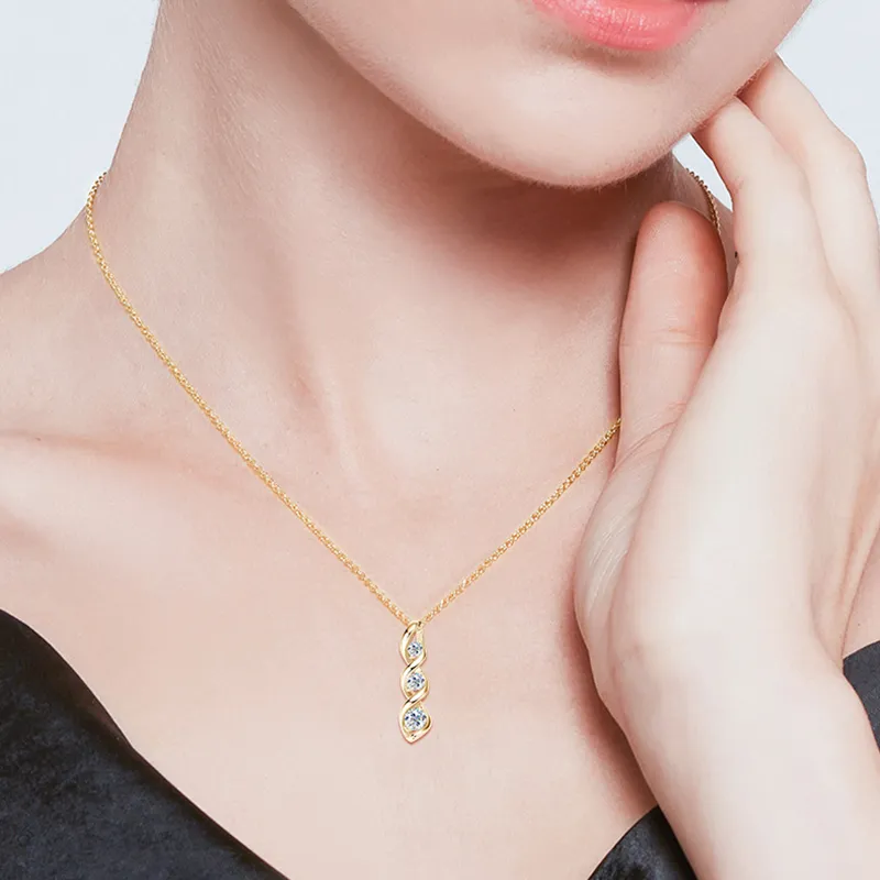 Lockstarfy Moissanite Necklaces Women's-7