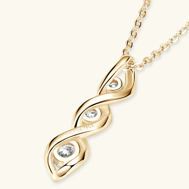 Lockstarfy Moissanite Necklaces Women's-5