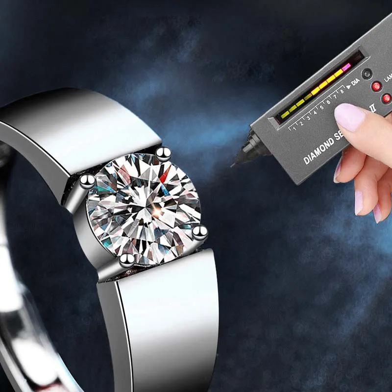 Lockstarfy Moissanite Rings Unisex-4