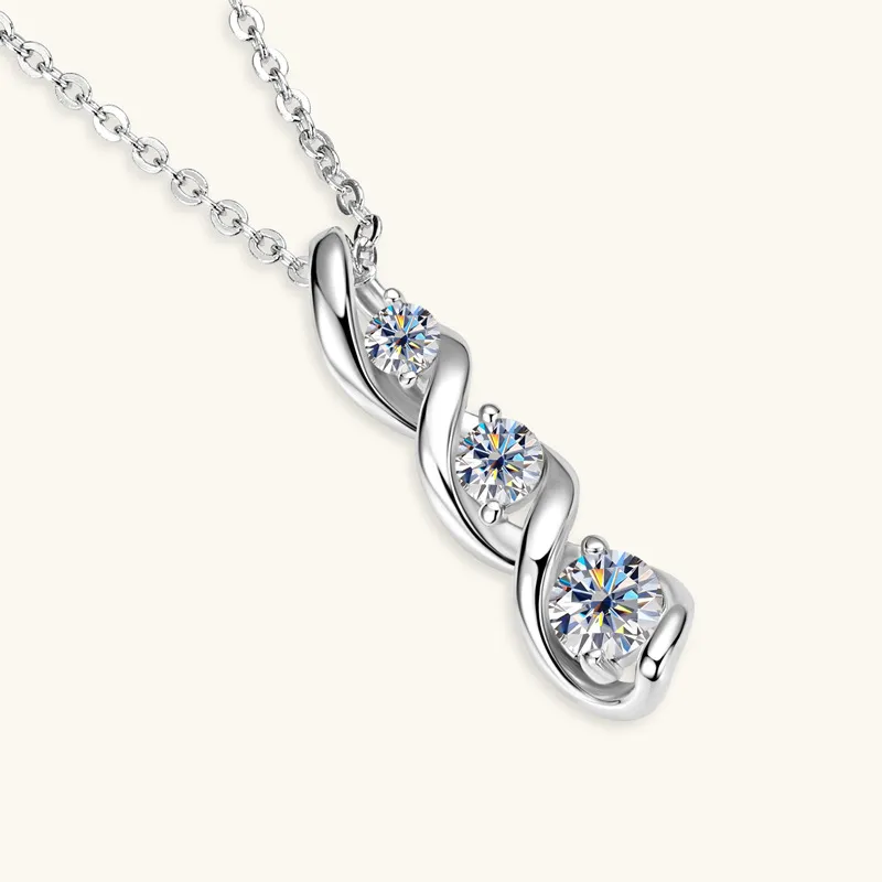 Lockstarfy Moissanite Necklaces Women's-1