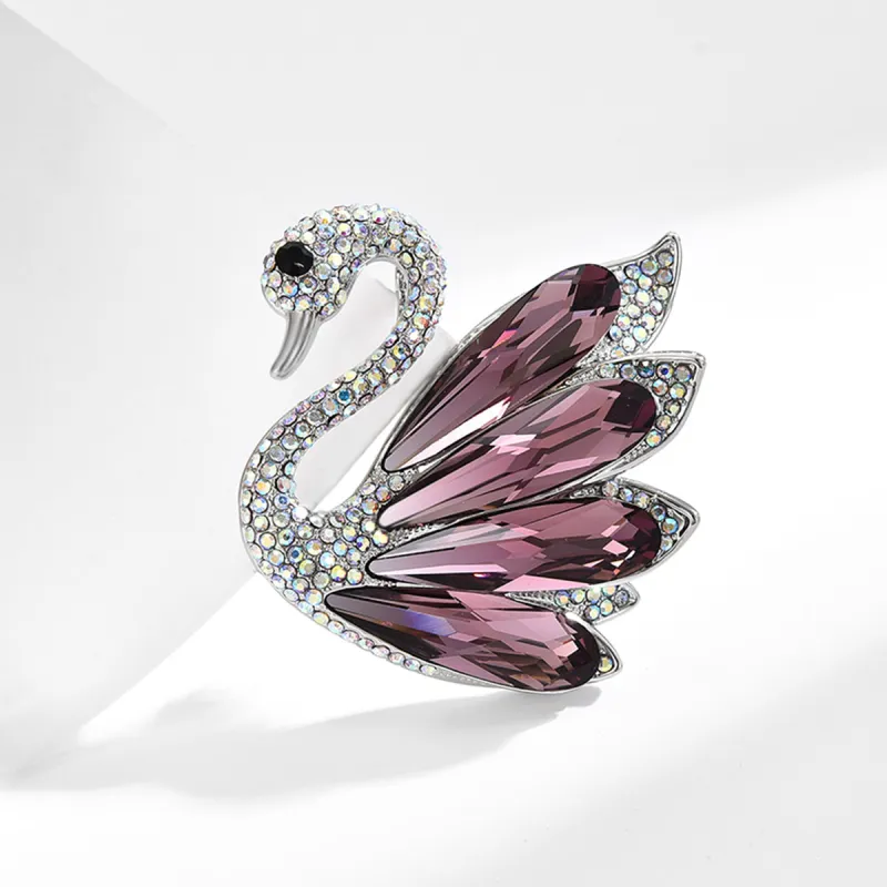 Lockstarfy Austrian Crystal Brooches Women's-2