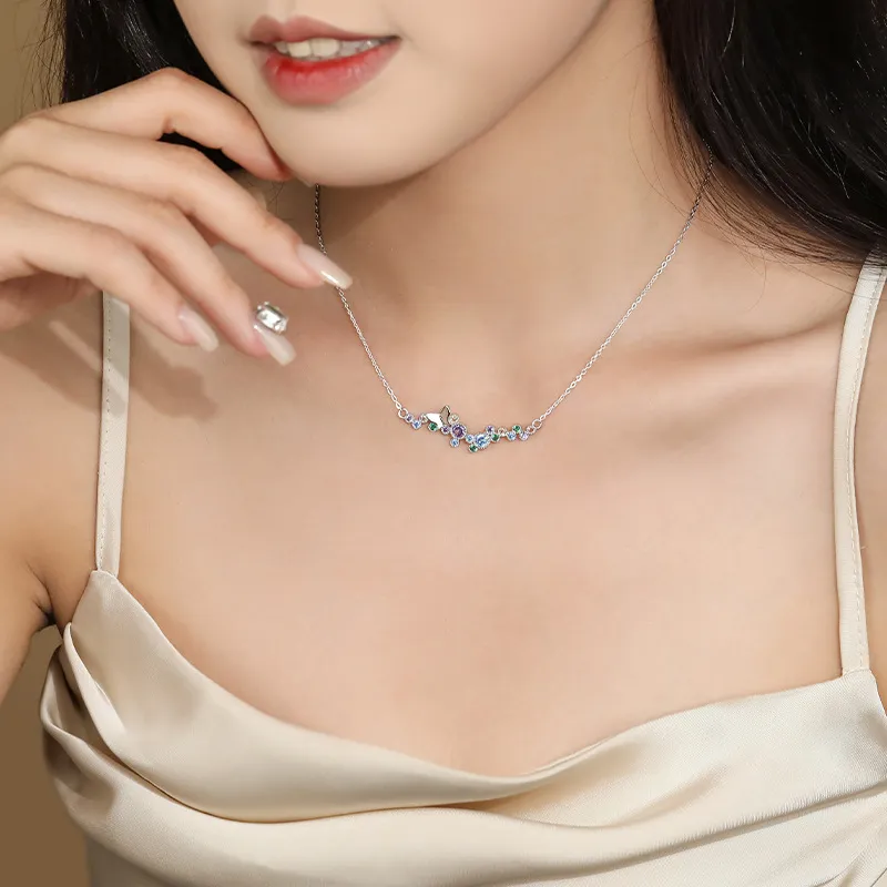 Lockstarfy S925 Silver Necklaces Women's-4