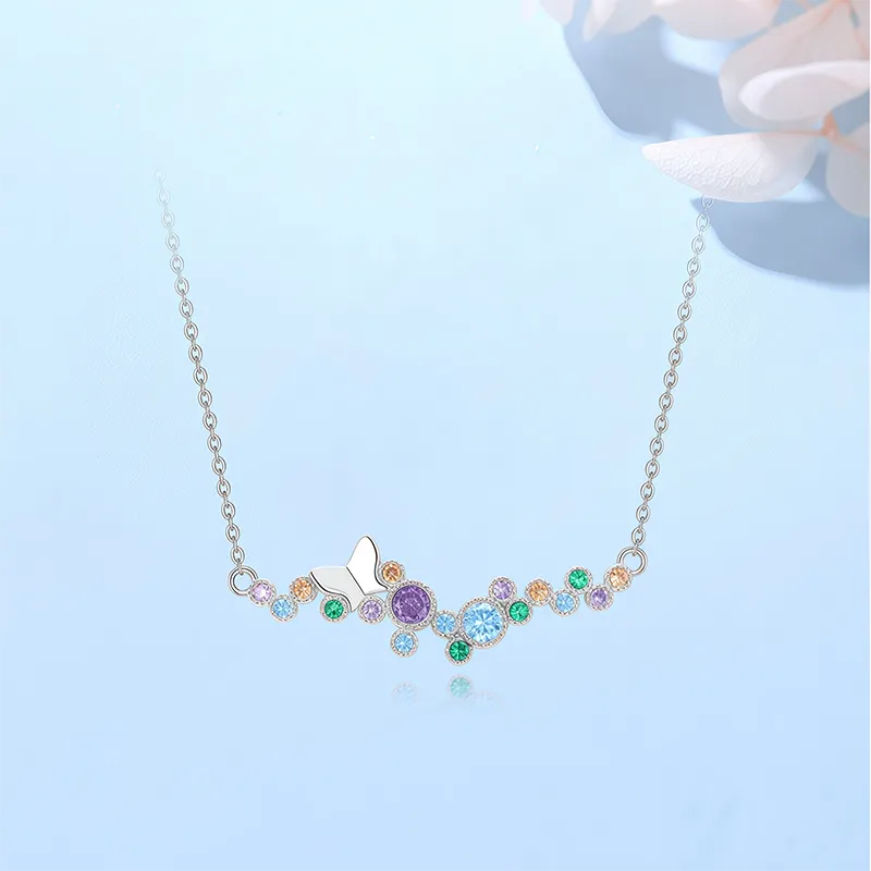 Lockstarfy S925 Silver Necklaces Women's-1