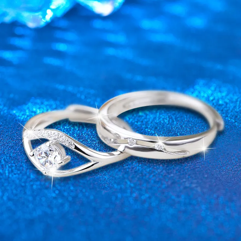 Lockstarfy Moissanite Rings Unisex-1