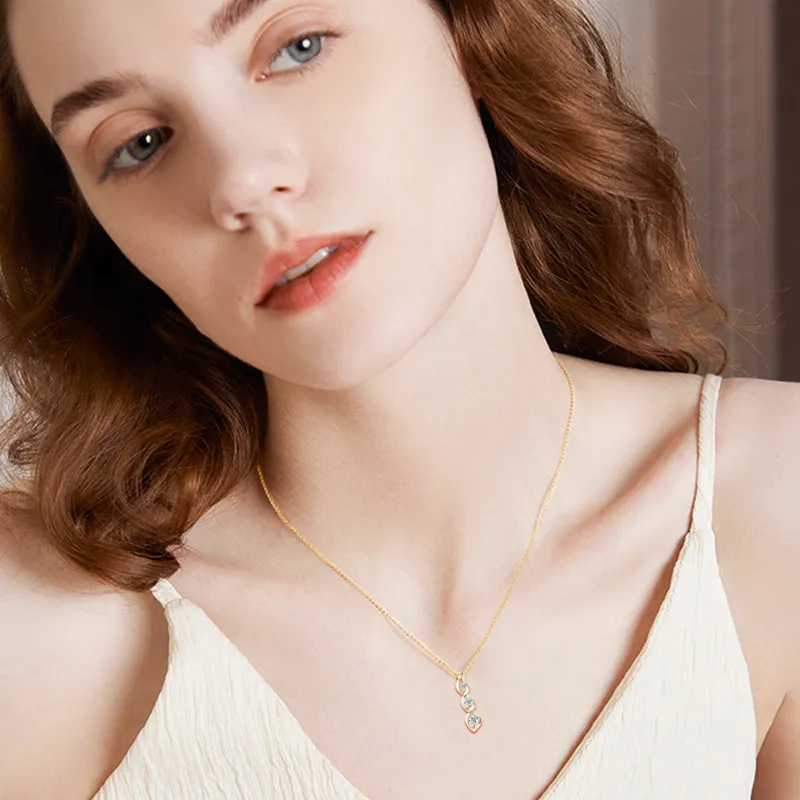 Lockstarfy Moissanite Necklaces Women's-6