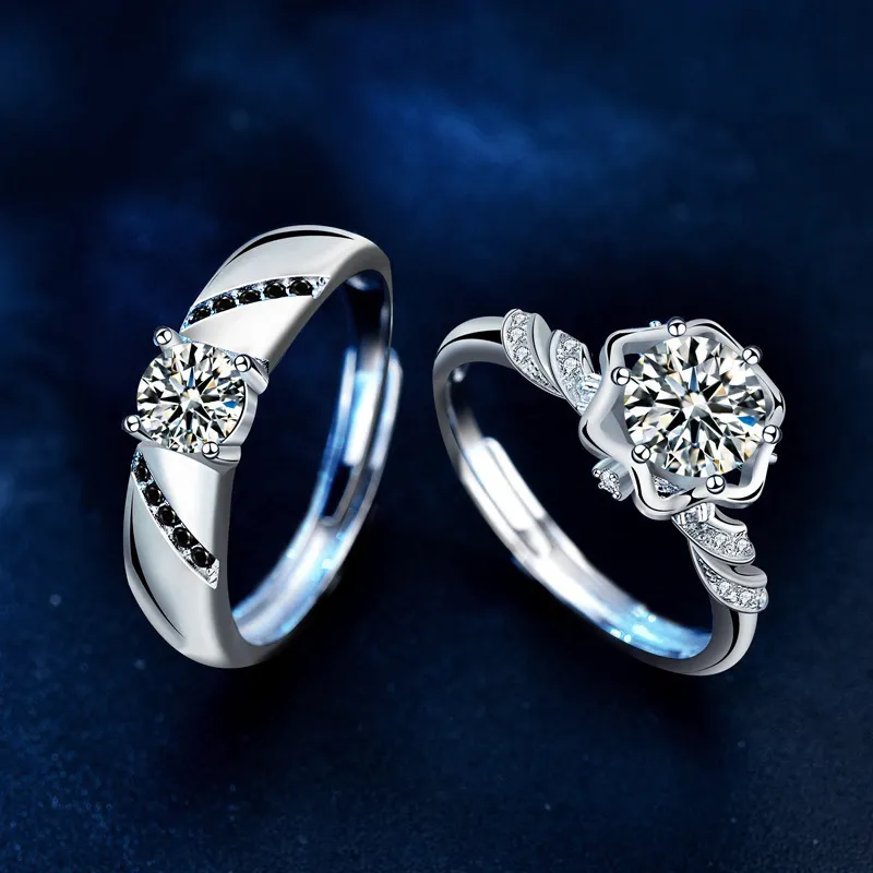 Lockstarfy Moissanite Rings Unisex-2