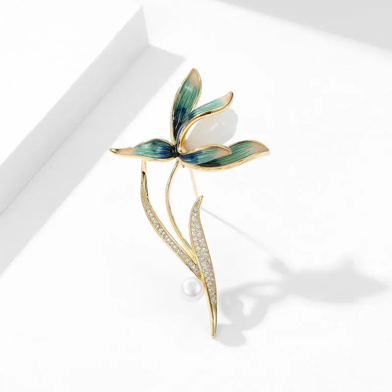 Lockstarfy High Quality Eco Friendly Copper Brooches Women's-3
