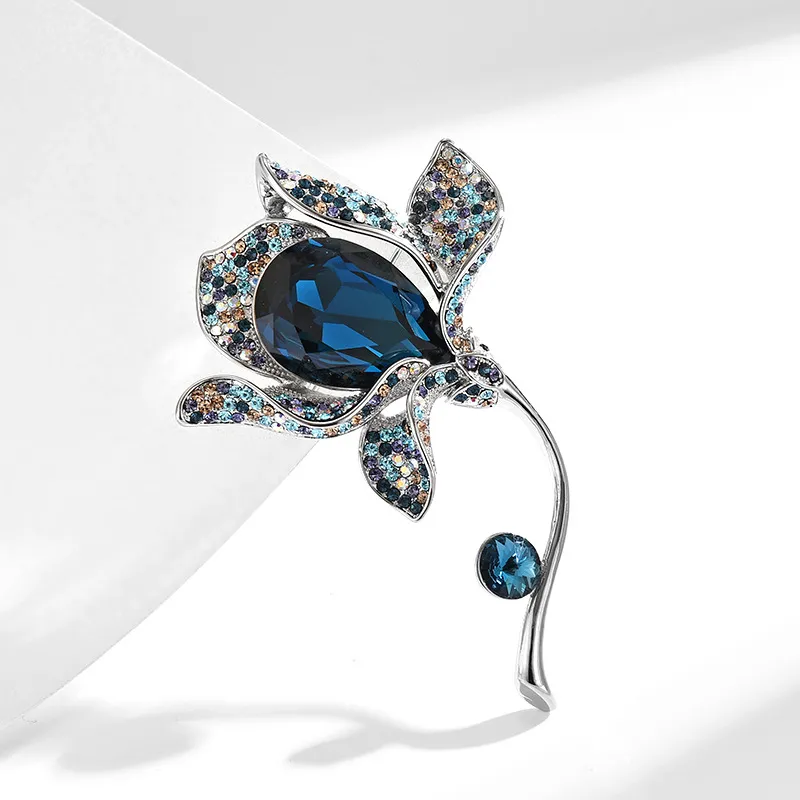 Lockstarfy Austrian Crystal Brooches Women's-2