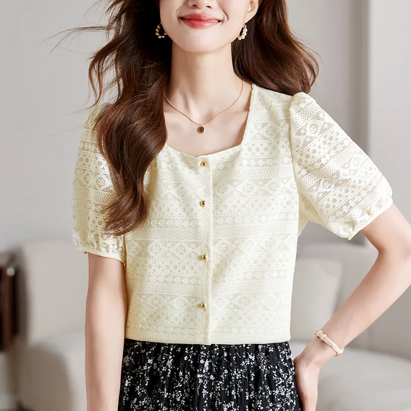 X MOOM Shirts Women's Beige-4