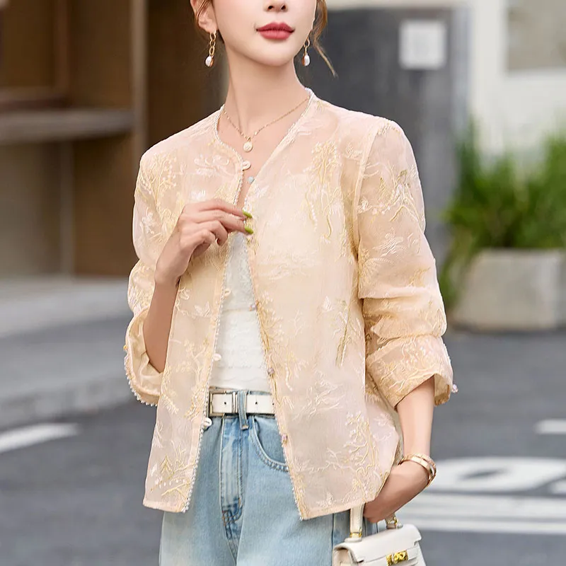 X MOOM Cropped Coats Women's Image Color-3