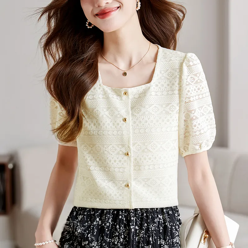X MOOM Shirts Women's Beige-3