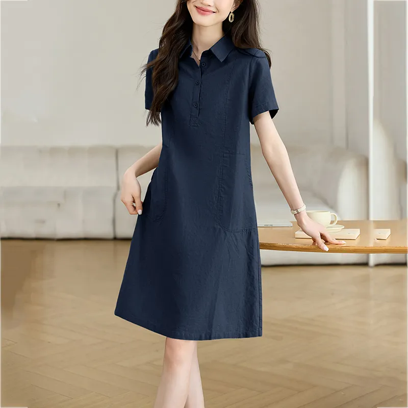 X MOOM Short Sleeved Dress Women's-9