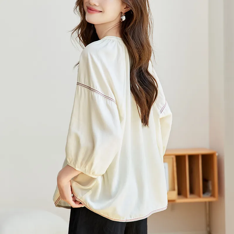 X MOOM Shirts Women's Light Apricot-1
