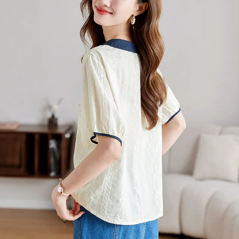 X MOOM Shirts Women's Beige-1