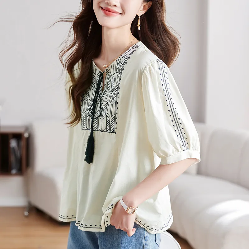 X MOOM Shirts Women's Almond-4