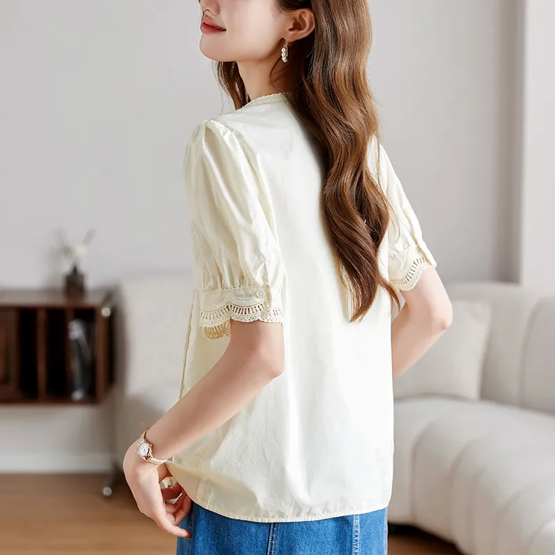 X MOOM Shirts Women's Beige-1