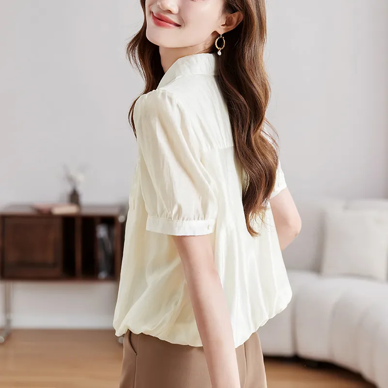 X MOOM Shirts Women's Beige-1