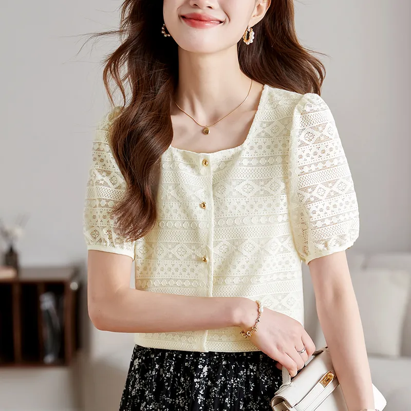 X MOOM Shirts Women's Beige-2