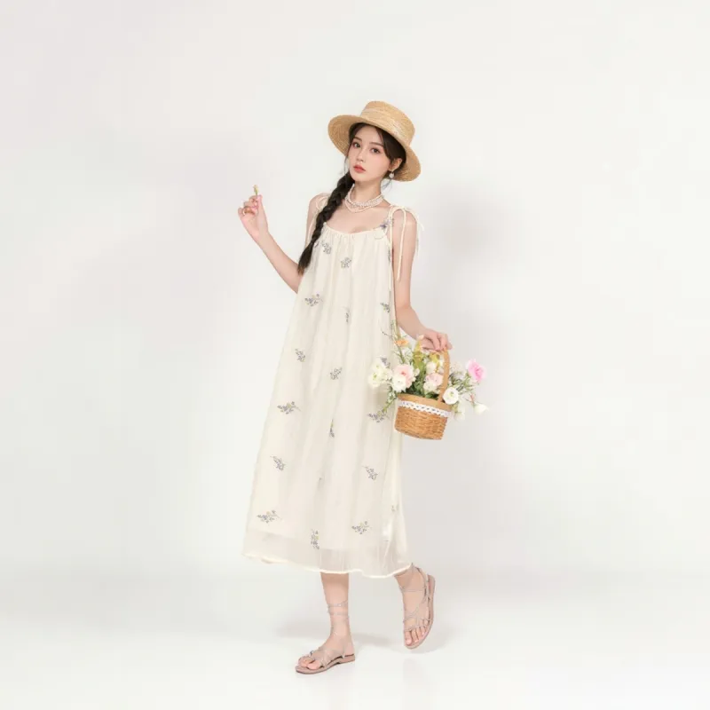 MOPB Slip Dresses Women's Floral-9