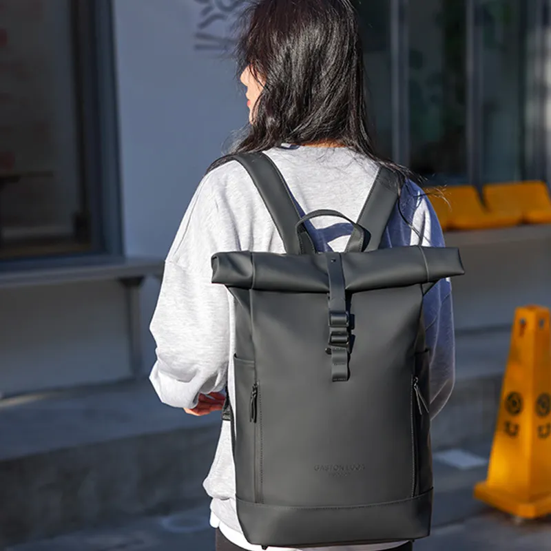 Gaston Luga PU Material Backpack Regular Unisex Multicolor-3