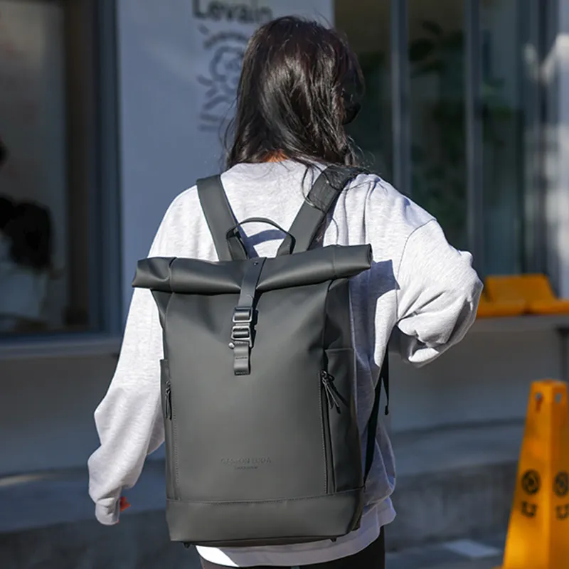Gaston Luga PU Material Backpack Regular Unisex Multicolor-1