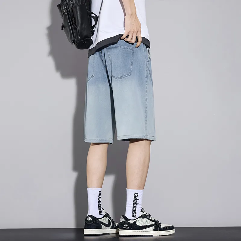 XIEXIELE Denim Shorts Men-2