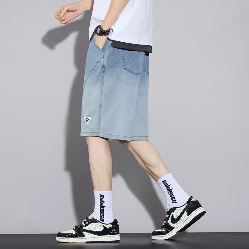 XIEXIELE Denim Shorts Men-3