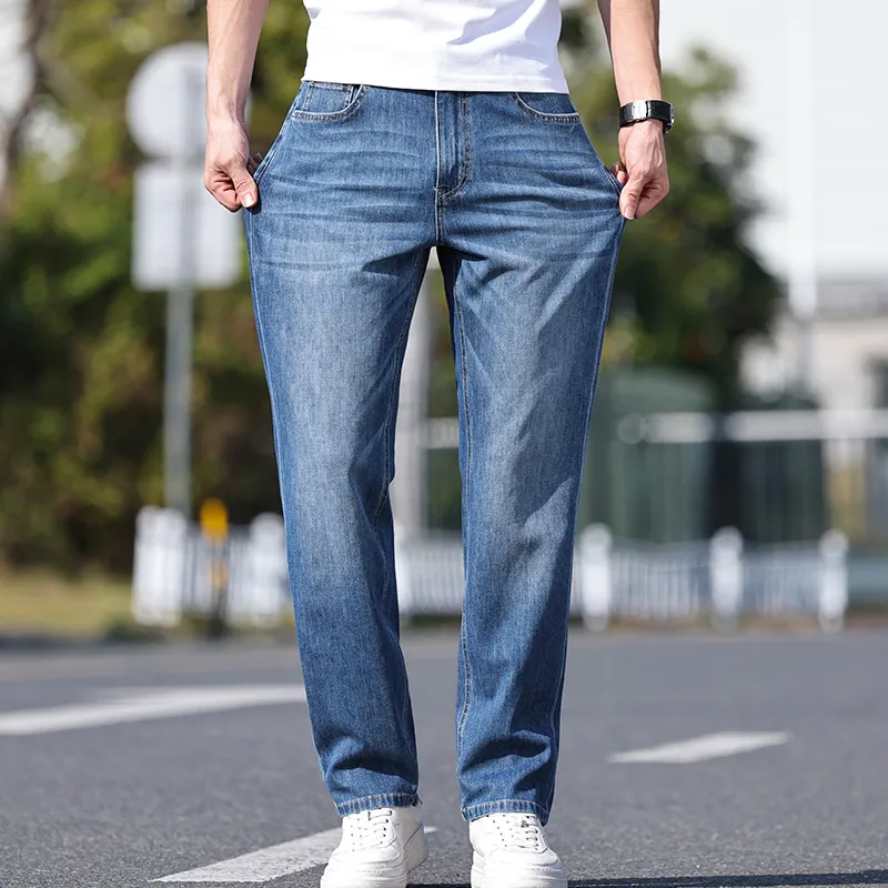 DANIUCHUANSHUO Jeans Men's Blue-7