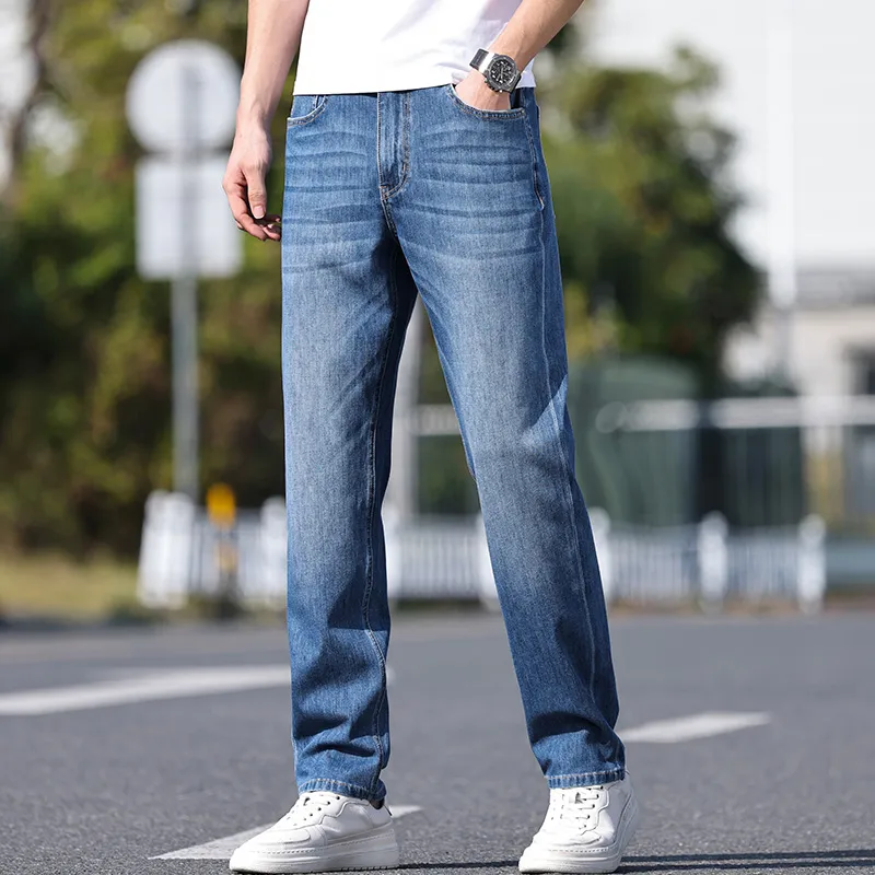 DANIUCHUANSHUO Jeans Men's Blue-2