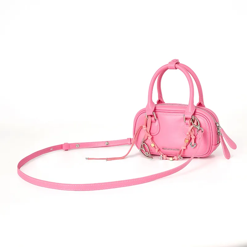 AMAZING SONG Cow Leather Commute Date Campus Shoulder Bag, Crossbody Bag, Handbag Women's Multicolor-17