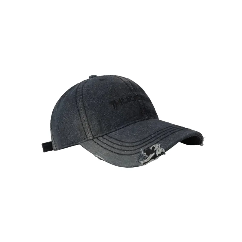 FREE RABBITⅡ Letter Embroidery Versatile Sun Protection With Slimming Effect Baseball Caps Unisex-1