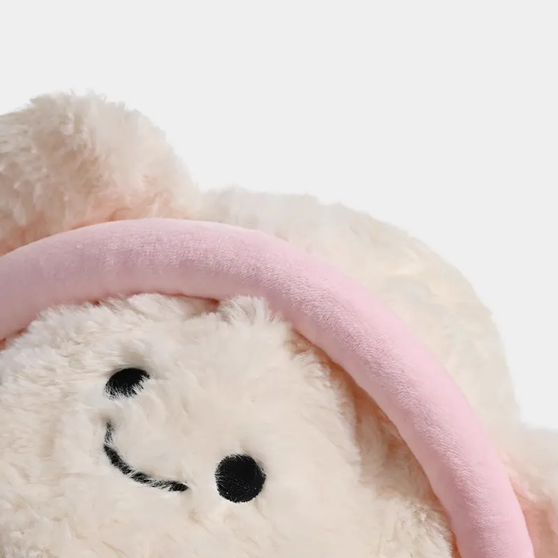 FREE RABBITⅡ Fall And Winter Warm Cold Resistant Ear Protecting Hooded Scarf Hoods & Plush Hats Unisex-1