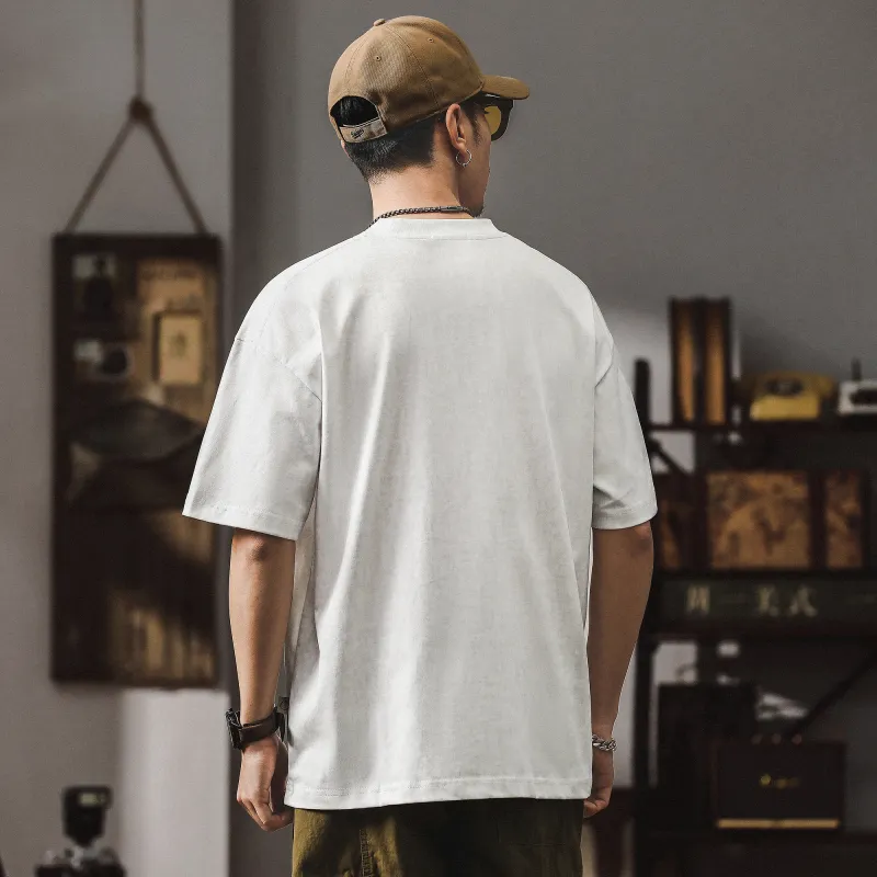 Jeep SS24 Drop Shoulder Sleeve T-Shirt Men's-2