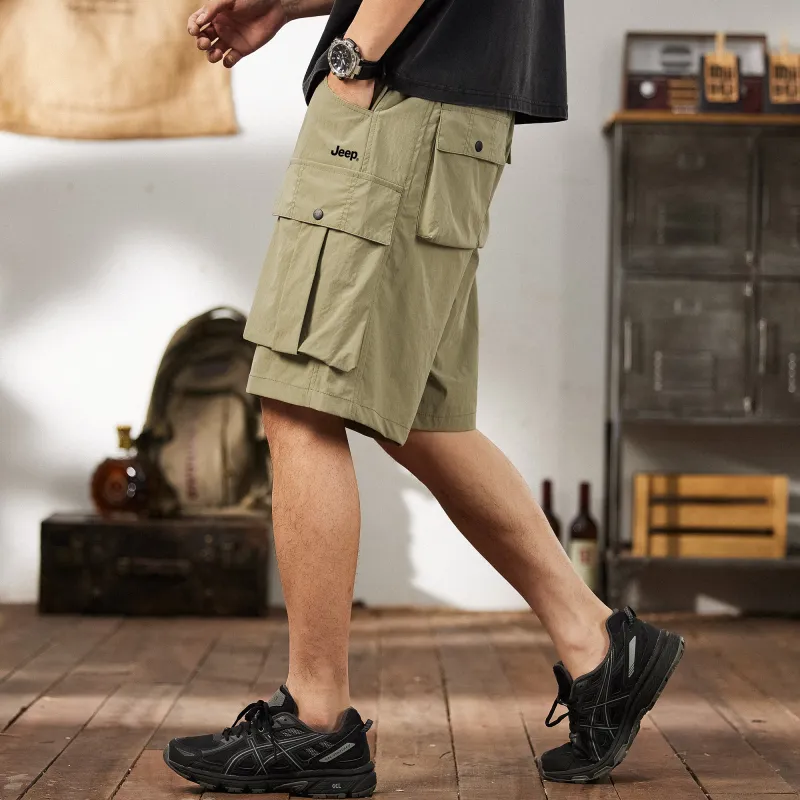 Jeep Cargo Shorts Unisex-3