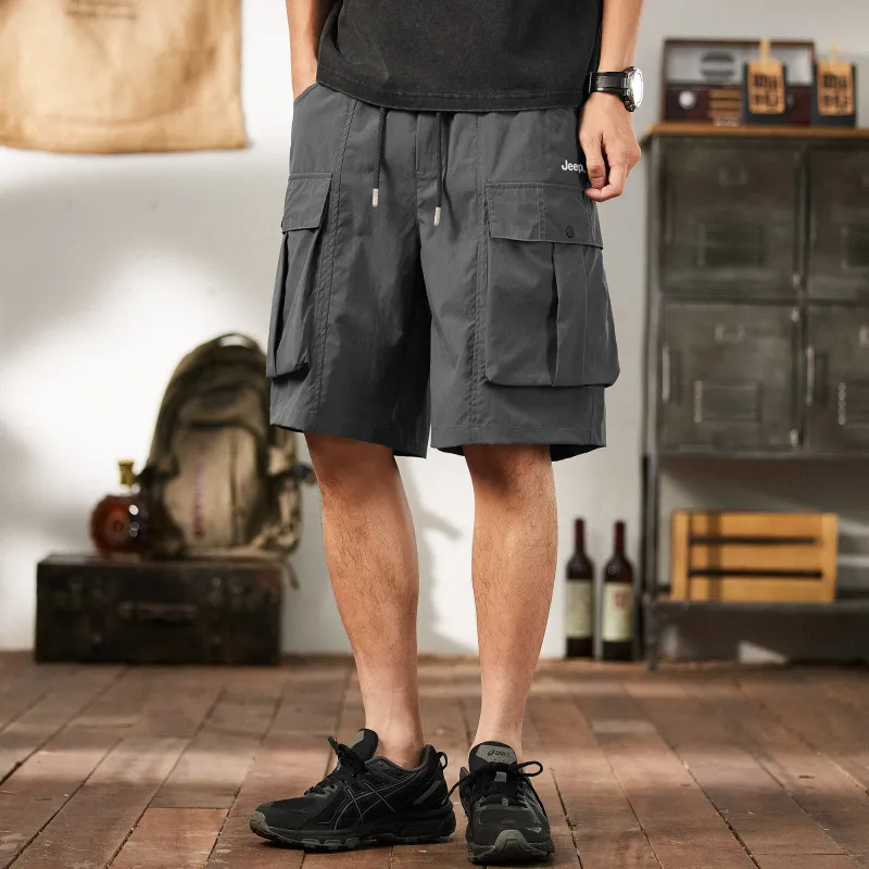 Jeep Cargo Shorts Unisex-16